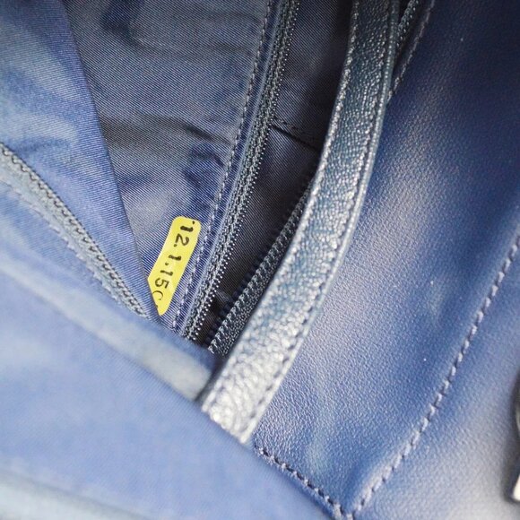 Auth Chanel Blue Coated Canvas Paris-Biarritz Tote PM Handbag - Picture 6 of 15